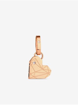 Dámský přívěsek ve růžovo-zlaté barvě Vuch Rose Gold Doogie   