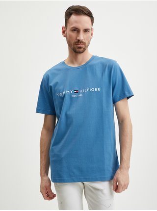 Modré pánske tričko Tommy Hilfiger