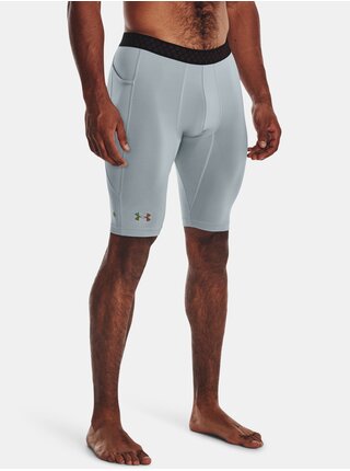 Světle modré pánské sportovní kraťasy Under Armour UA SmartForm Rush Lng Shorts  
