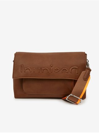 Hnědá dámská crossbody kabelka Desigual Half Logo 23 Venecia 2.0
