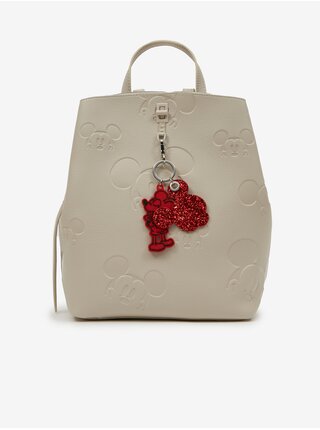 Béžový dámský vzorovaný batoh Desigual All Mickey 23 Sumy