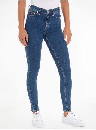 Modré dámské skinny fit džíny Tommy Jeans Nora MR 