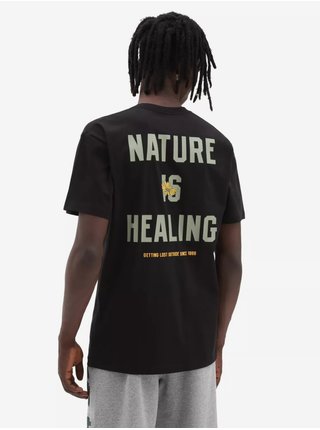 Černé pánské tričko s potiskem VANS Healing SS Tee