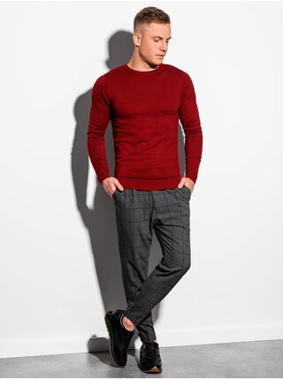 Červený pánský svetr Ombre Clothing