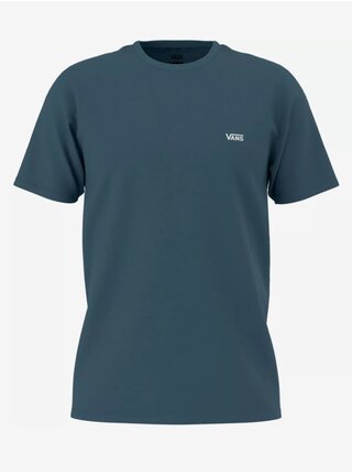 Modré pánské tričko VANS Mn Left Chest Logo Tee