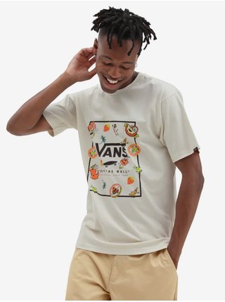 Krémové pánské tričko s potiskem VANS Mn Classic Print Box