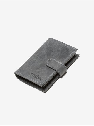 Pánská kožená peněženka - černá A091