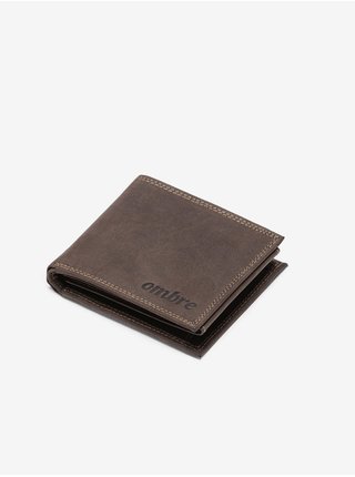 Pánská kožená peněženka - hnědá A092