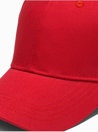 Červená pánska šiltovka Ombre Clothing