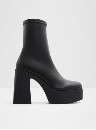 Černé dámské kotníkové boty na platformě ALDO Grandstep