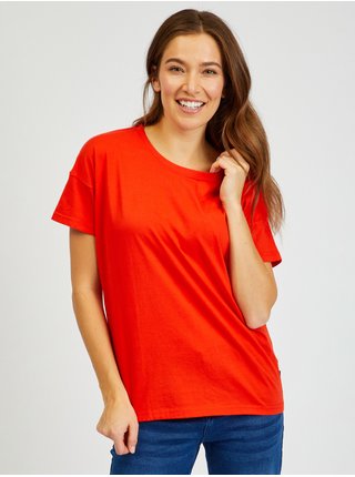 Červené dámské basic tričko SAM 73 Halle