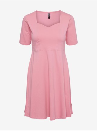 Růžové dámské šaty Pieces Ang