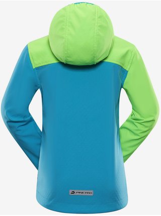 Dětská softshellová bunda s membránou ALPINE PRO GROLO zelená