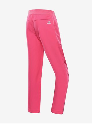 Dětské softshellové kalhoty ALPINE PRO SMOOTO růžová
