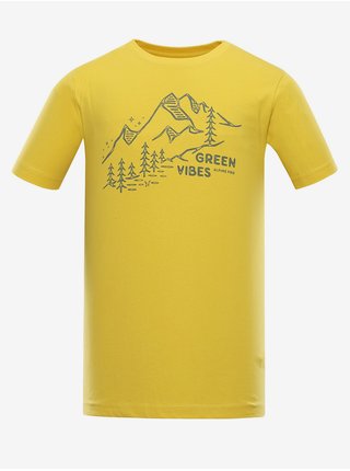 Pánské triko z organické bavlny ALPINE PRO NATUR žlutá