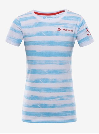 Dětské bavlněné triko ALPINE PRO WATERO modrá