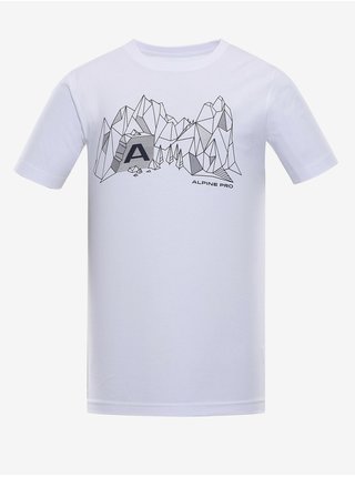 Pánské bavlněné triko ALPINE PRO LEFER bílá