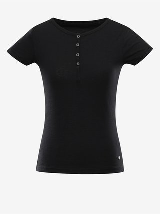 Dámské bavlněné triko ALPINE PRO CASTA černá