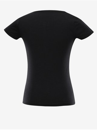 Dámské bavlněné triko ALPINE PRO CASTA černá