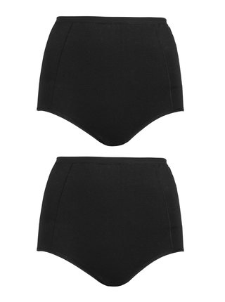 Sada dvou dámských stahovacích kalhotek v černé barvě  Marks & Spencer 