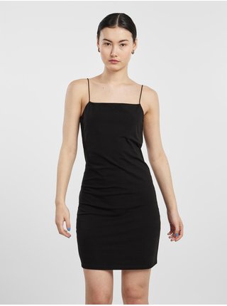 Letné a plážové šaty pre ženy Pieces - čierna