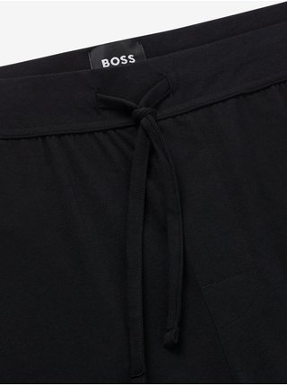 Černé pánské pyžamové kraťasy Hugo Boss