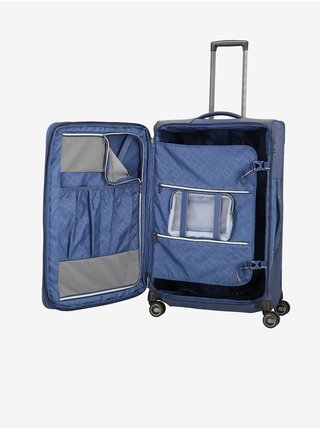 Tmavě modrý cestovní kufr Titan Prime 