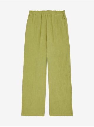 Nohavice pre ženy Marks & Spencer - svetlozelená