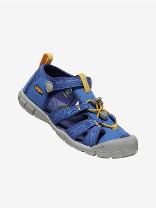 Modré chlapčenské outdoorové sandále Keen Seacamp II CNX