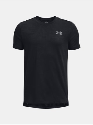 Černé klučičí sportovní tričko Under Armour UA Tech Vent Jacquard SS   