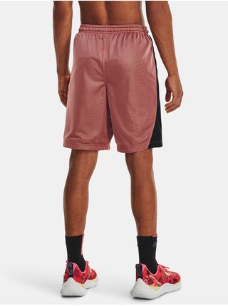 Černo-růžové pánské sportovní kraťasy Under Armour Curry Splash 9'' Short  