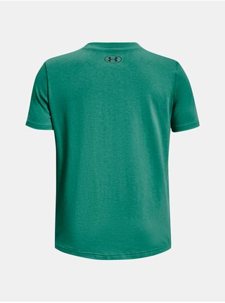 Zelené klučičí sportovní tričko Under Armour UA SPORTSTYLE LEFT CHEST SS    