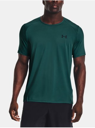 Tmavě zelené pánské sportovní tričko Under Armour UA Armourprint SS  