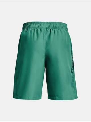 Zelené chlapčenské športové šortky Under Armour UA Woven Graphic Shorts