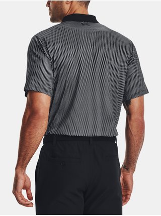 Černé pánské vzorované sportovní polo tričko Under Armour UA Perf 3.0 Printed Polo  