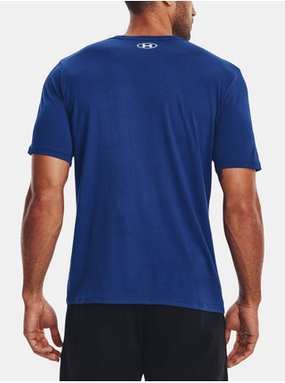 Modré pánské sportovní tričko Under Armour UA SPORTSTYLE LOGO SS.