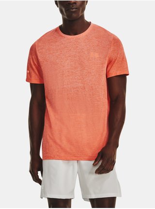Oranžové pánské sportovní tričko Under Armour UA SEAMLESS STRIDE SS 