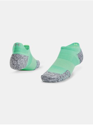 Světle zelené sportovní ponožky Under Armour UA AD Run Cushion 1pk NS Tab