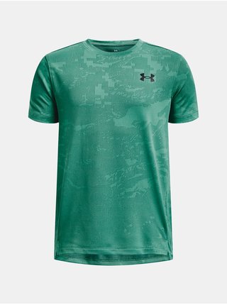 Zelené klučičí sportovní tričko Under Armour UA Tech Vent Jacquard SS    