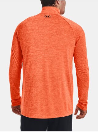 Tričká s dlhým rukávom pre mužov Under Armour - oranžová