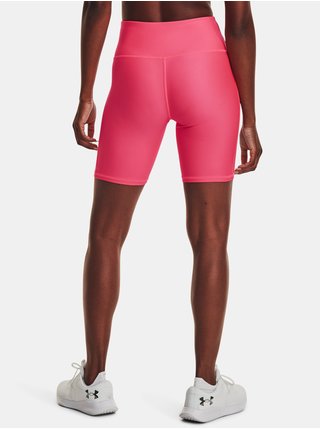 Neonově růžové dámské sportovní kraťasy Under Armour Armour Bike Short  