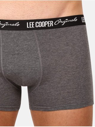 Boxerky pre mužov Lee Cooper - čierna, svetlosivá, sivá