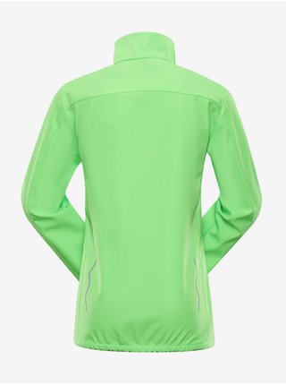 Dětská softshellová bunda s membránou ALPINE PRO MULTO zelená