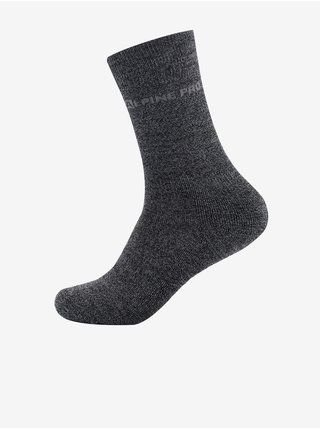 Ponožky z merino vlny ALPINE PRO KLAMO černá