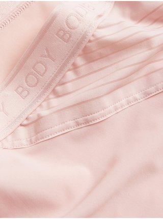 Sada tří dámských kalhotek v růžové, bílé a hnědé barvě Marks & Spencer  