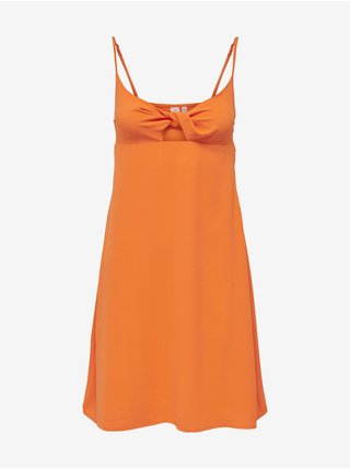 Oranžové dámské šaty ONLY Mette