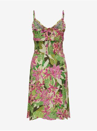 Letné a plážové šaty pre ženy ONLY - zelená, ružová