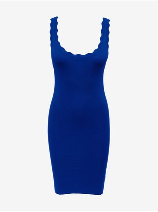 Tmavě modré dámské pouzdrové šaty JDY Nanna