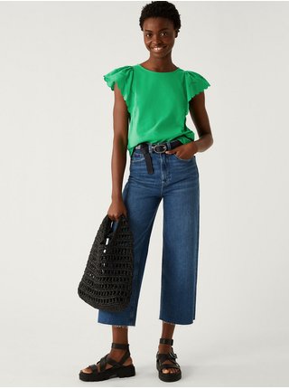 Topy a tričká pre ženy Marks & Spencer - zelená