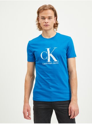 Modré pánske tričko Calvin Klein Jeans
